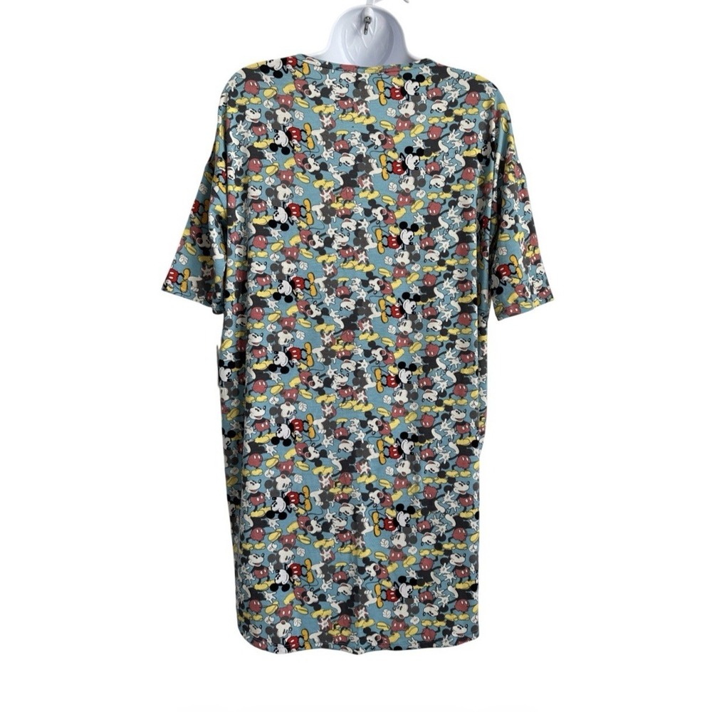 NWT! Women's XS Disney Retro Mickey Mouse Blue IRMA Tunic by Lularoe - Picture 2 of 7
